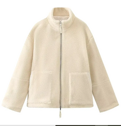LuxeLamb Women’s Wool Turtleneck Coat